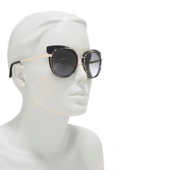 NWT ETRO Oversized Black & Paisley Sunglasses